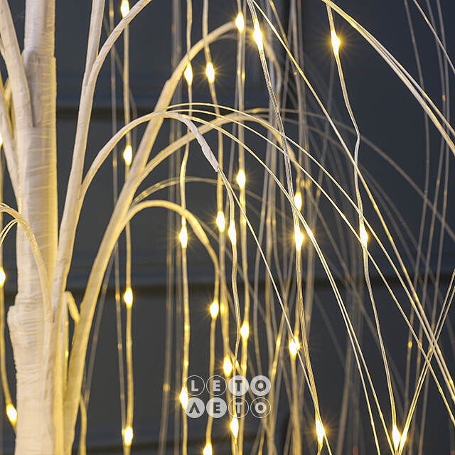 Светодиодное дерево Ива Barnsley 150 см, 220 теплых белых LED ламп, IP44 Winter Deco