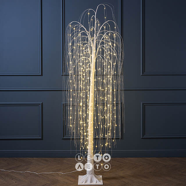 Светодиодное дерево Ива Barnsley 180 см, 432 теплых белых LED ламп, IP44 Winter Deco