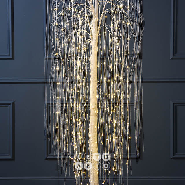 Светодиодное дерево Ива Barnsley 180 см, 432 теплых белых LED ламп, IP44 Winter Deco