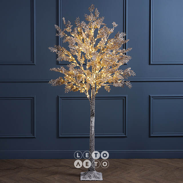 Светодиодное дерево Орешник - Warlington 150 см, 240 теплых белых LED ламп, IP44 Winter Deco