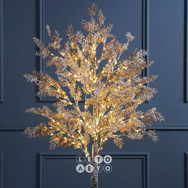 Светодиодное дерево Орешник - Warlington 150 см, 240 теплых белых LED ламп, IP44 Winter Deco