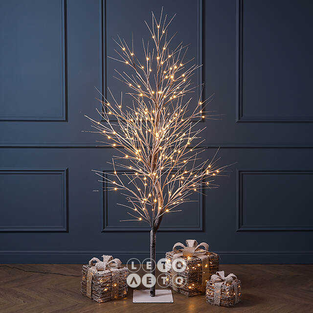 Светодиодное дерево Cuddesdon 170 см, 162 теплых белых LED ламп, IP44 Winter Deco