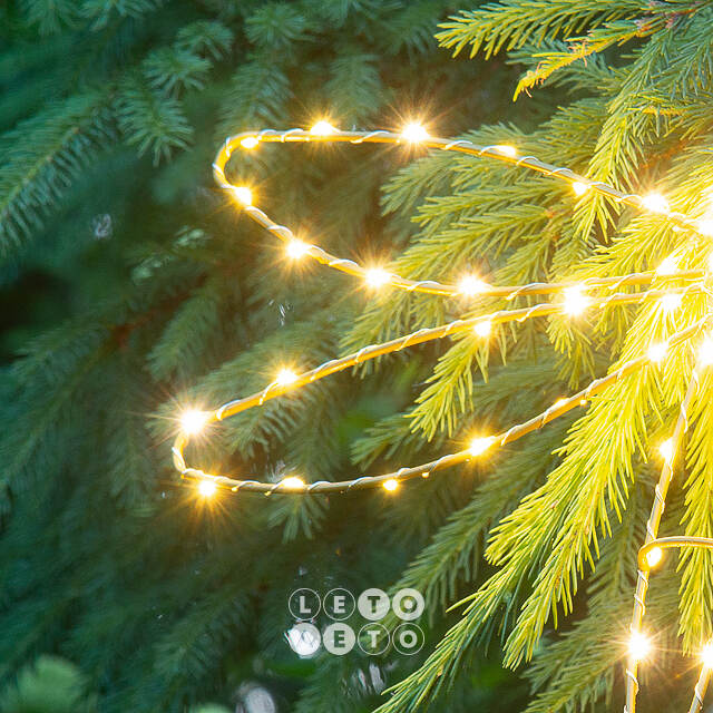 Плоское светодиодное украшение Стрекоза 50 см, 70 теплых белых LED ламп, IP44 Winter Deco