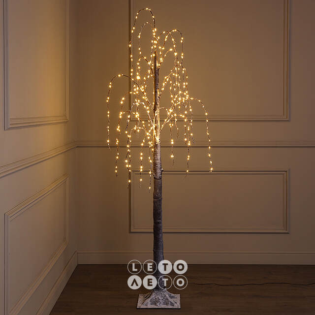 Светодиодное дерево Bellshill 180 см, 320 теплых белых LED ламп, IP44 Winter Deco