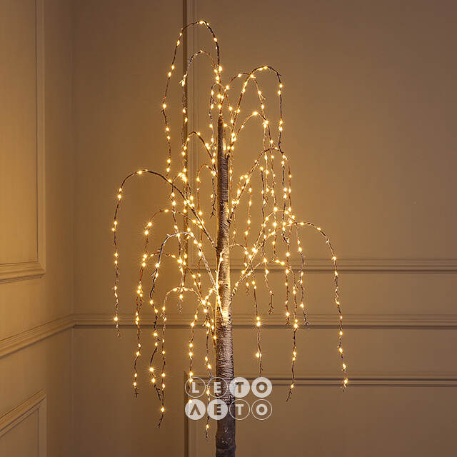 Светодиодное дерево Bellshill 180 см, 320 теплых белых LED ламп, IP44 Winter Deco