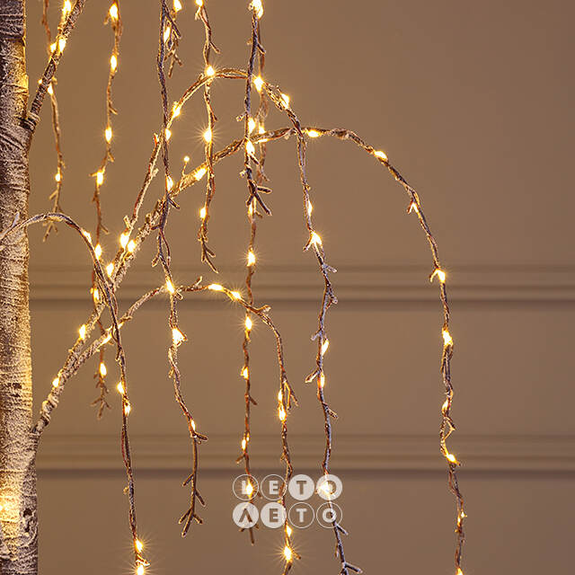 Светодиодное дерево Bellshill 180 см, 320 теплых белых LED ламп, IP44 Winter Deco