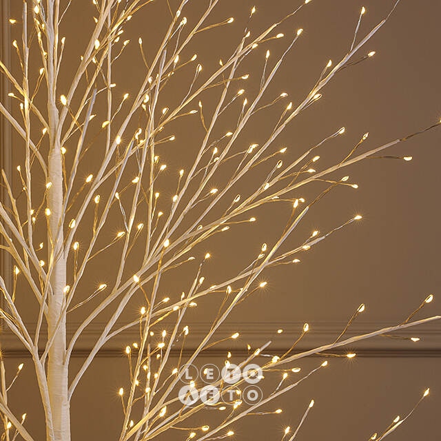 Светодиодное дерево Edinburgh 180 см, 576 теплых белых LED ламп с мерцанием, IP44 Winter Deco