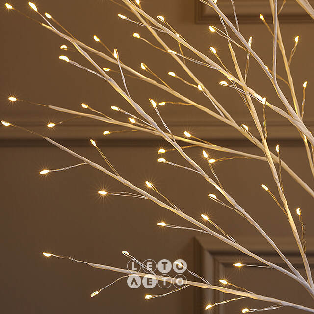 Светодиодное дерево Edinburgh 180 см, 576 теплых белых LED ламп с мерцанием, IP44 Winter Deco