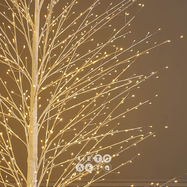 Светодиодное дерево Edinburgh 240 см, 1152 теплых белых LED ламп с мерцанием, IP44 Winter Deco