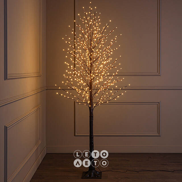 Светодиодное дерево Williton 180 см, 576 теплых белых LED ламп, IP44 Winter Deco