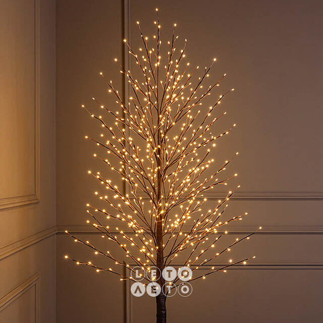 Светодиодное дерево Williton 180 см, 576 теплых белых LED ламп, IP44 Winter Deco