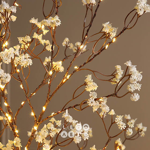 Светодиодное дерево Glenrothes 180 см, 400 теплых белых LED ламп, IP44 Winter Deco
