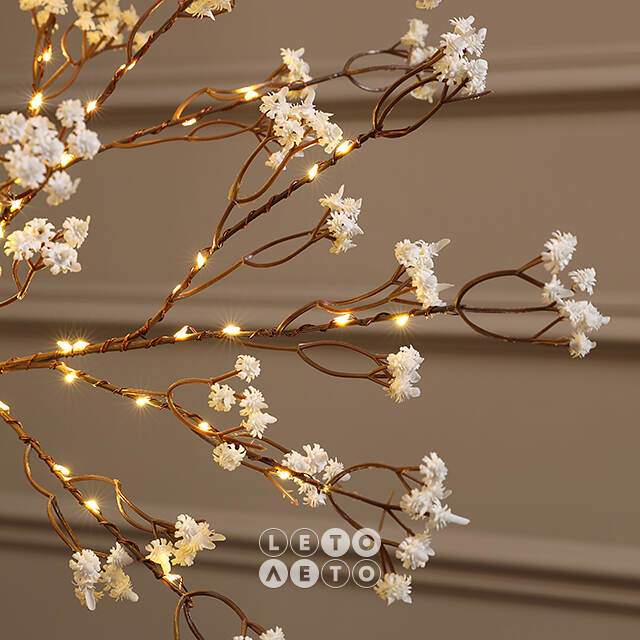 Светодиодное дерево Glenrothes 180 см, 400 теплых белых LED ламп, IP44 Winter Deco