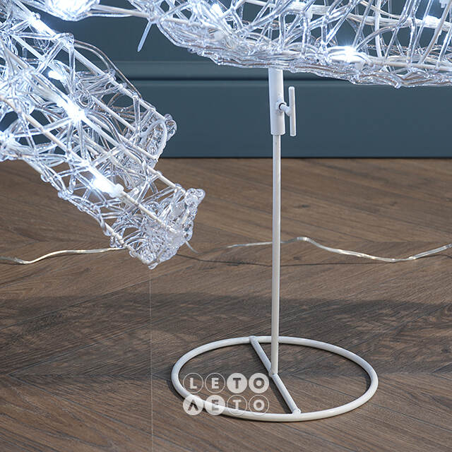 Светодиодная фигура Олень Дэнсер 80 см, 120 холодных белых LED ламп, IP44 Winter Deco