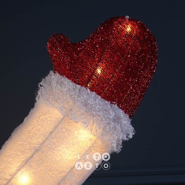 Светодиодная фигура Снеговик - Пожелание Счастья 180 см, 200 теплых белых LED ламп, IP44 Winter Deco