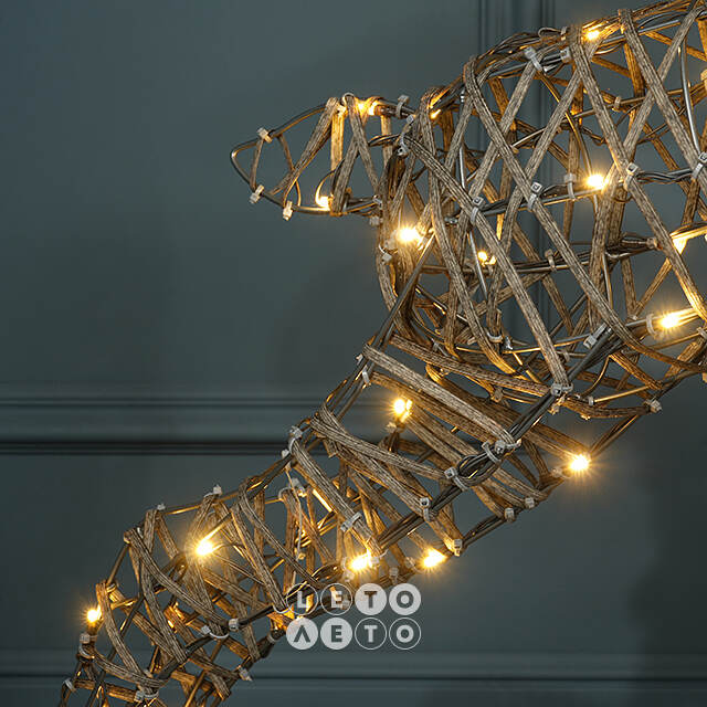 Светодиодная фигура Олень Роки 113 см, 110 теплых белых LED ламп, IP44 Winter Deco