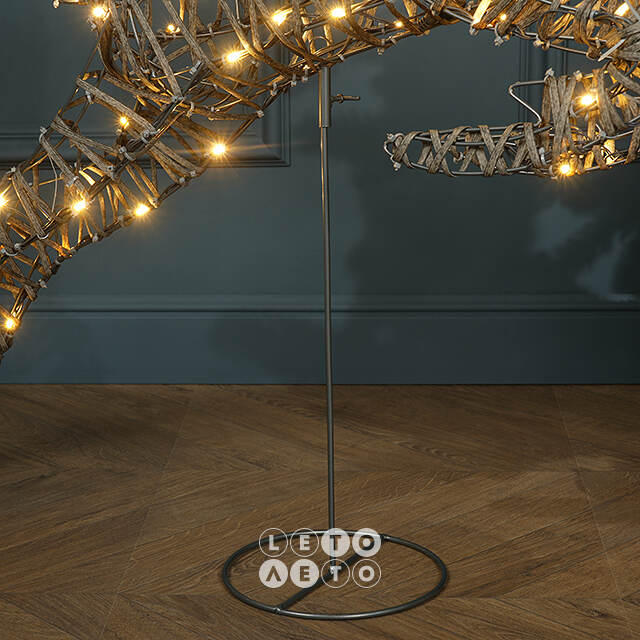 Светодиодная фигура Олень Роки 113 см, 110 теплых белых LED ламп, IP44 Winter Deco