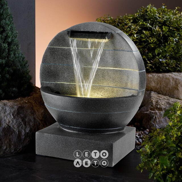 Декоративный фонтан Онтарио 80 см с LED подсветкой Winter Deco