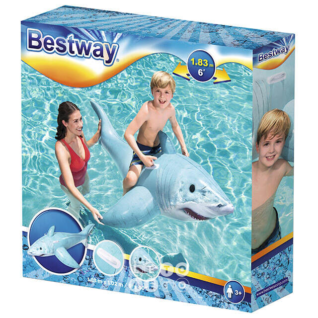 Надувная игрушка для плавания Акула 183*102 см Bestway