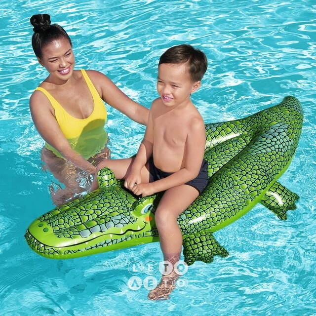 Надувная игрушка для плавания Buddy Croco 152*71 см Bestway