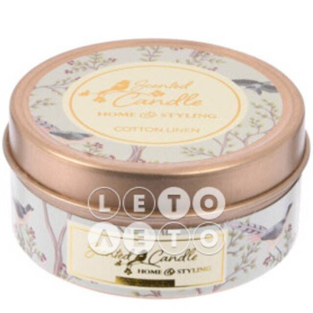 Ароматическая свеча Daphne - Cotton Linen 8*5 см Koopman