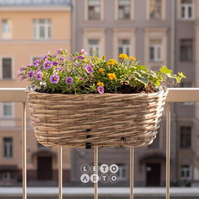 Подвесное кашпо для балкона Мартино 45*21 см Koopman (Купман)
