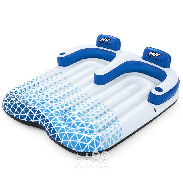 Надувной матрас-шезлонг Indigo Wave 183*176 см, двухместный Bestway
