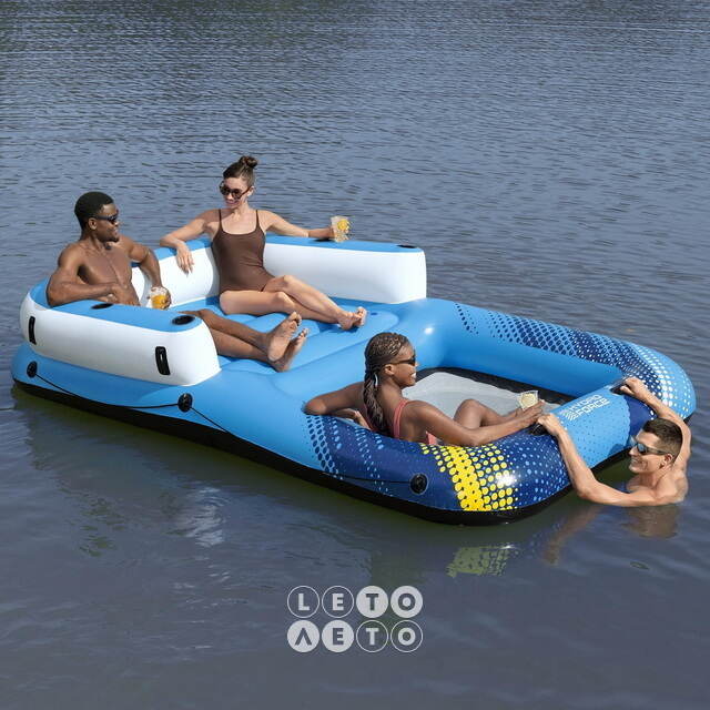 Надувной остров с навесом Summer Oasis 305*186 см Bestway