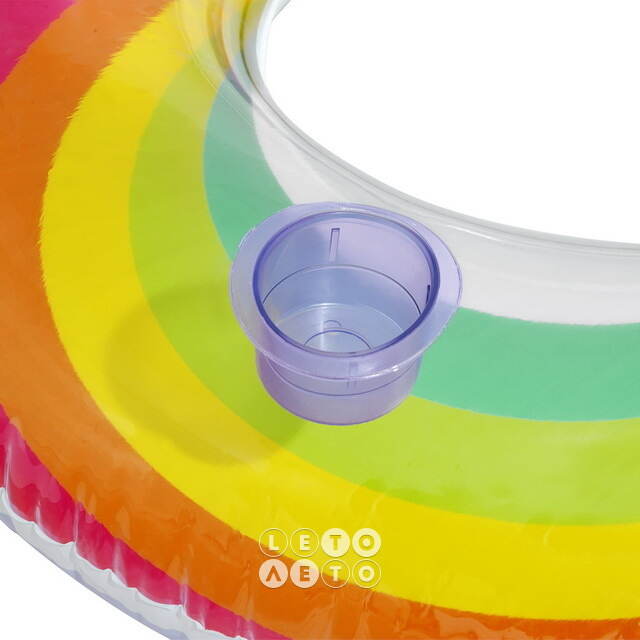 Надувное кресло-круг Rainbow Dreams 107 см Bestway