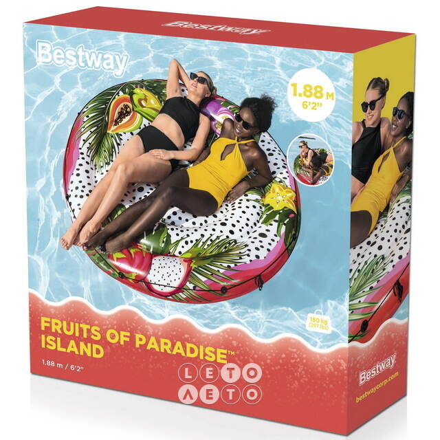 Надувной матрас-плот Fruits Paradise 188 см Bestway