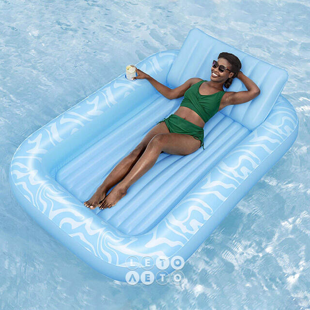 Надувной шезлонг для плавания Tanning Lounge 214*155 см Bestway