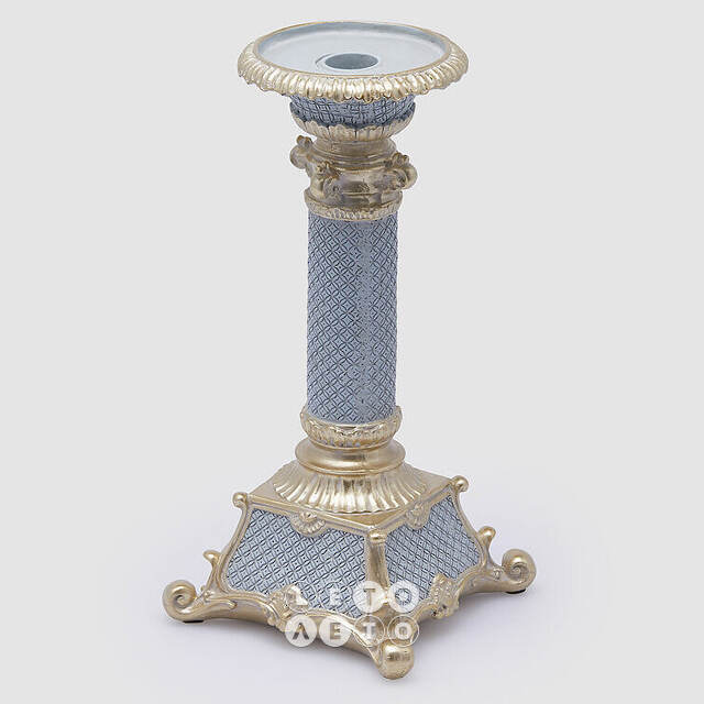 Декоративный подсвечник Portacandela Rococo 27 см EDG