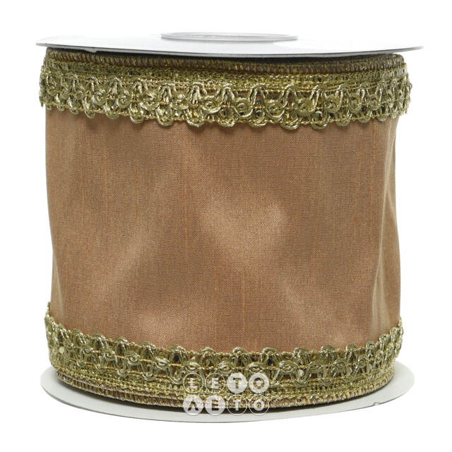 Декоративная лента Inca Gold: Classico 500*10 см Kaemingk