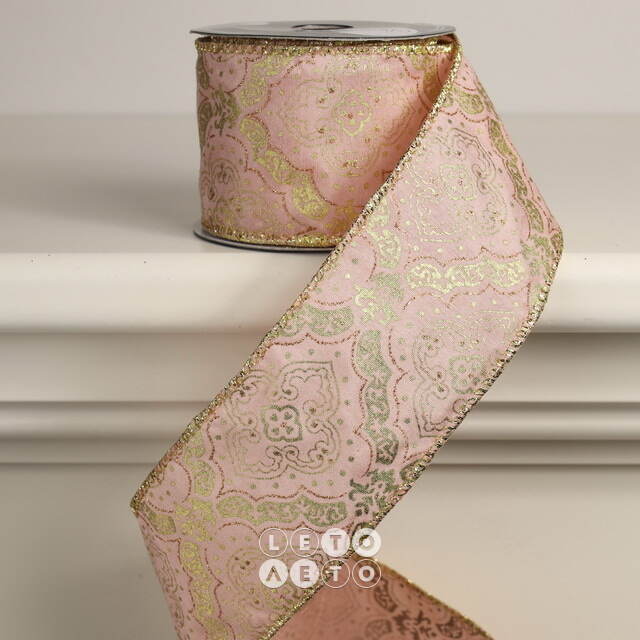 Декоративная лента Pink Vintage 270*6 см Kaemingk