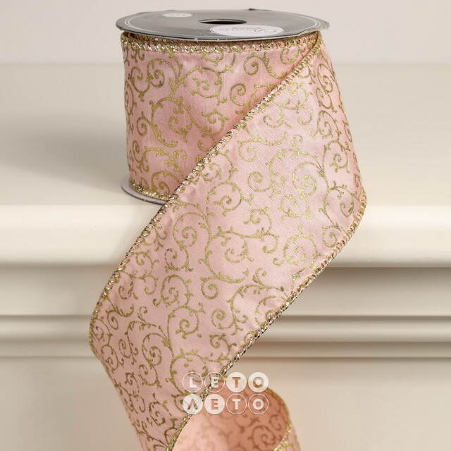 Декоративная лента Golden Curls 270*6 см Kaemingk