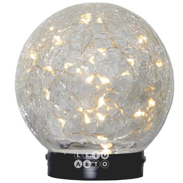 Садовый светильник-шар на солнечной батарее Solar Sphere 13*12 см теплый белый, IP44 Star Trading