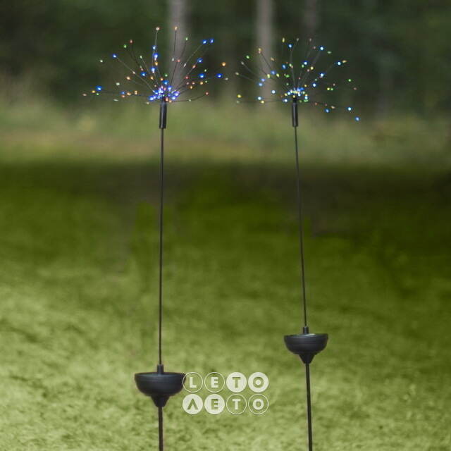 Садовый светильник на солнечной батарее Solar Glory Firework 100*26 см, 90 разноцветных LED ламп, IP44 Star Trading