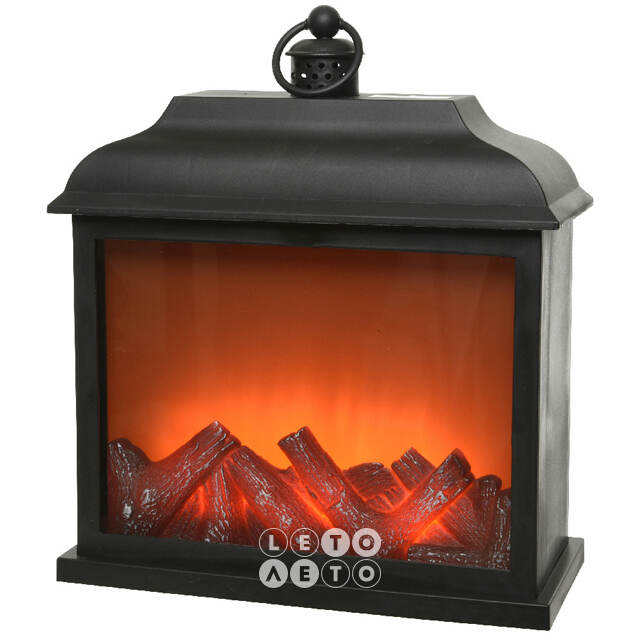 Декоративный светильник-фонарь Камин Bellatrix 35*30 см, на батарейках Kaemingk