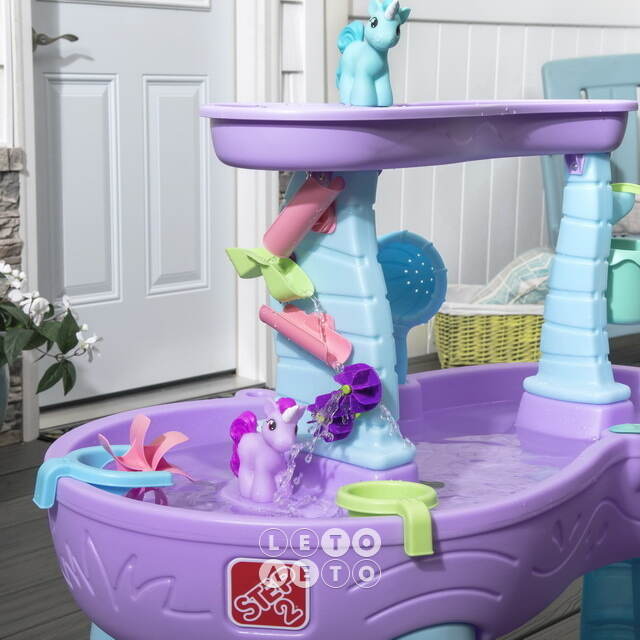 Столик для игры с песком и водой Страна единорога Step2