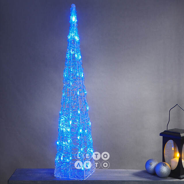Светящаяся фигура Елка Cone Light 90 см, 50 разноцветных RGB LED ламп, IP44 Kaemingk