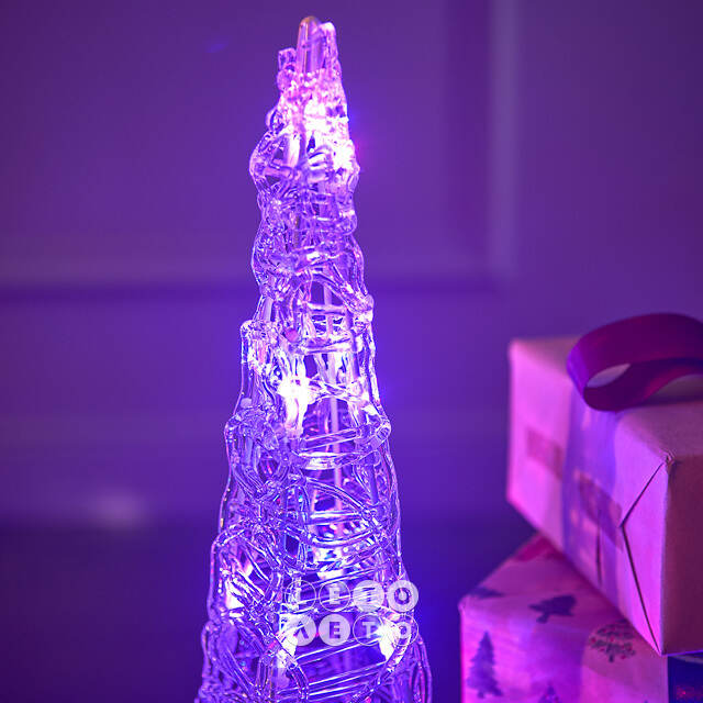 Светящаяся фигура Елка Cone Light 90 см, 50 разноцветных RGB LED ламп, IP44 Kaemingk