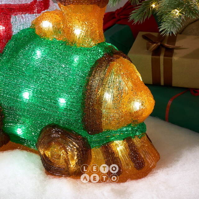 Светящаяся фигура Медведь Вернер - Christmas Train 36 см, 50 LED ламп, IP44 Kaemingk