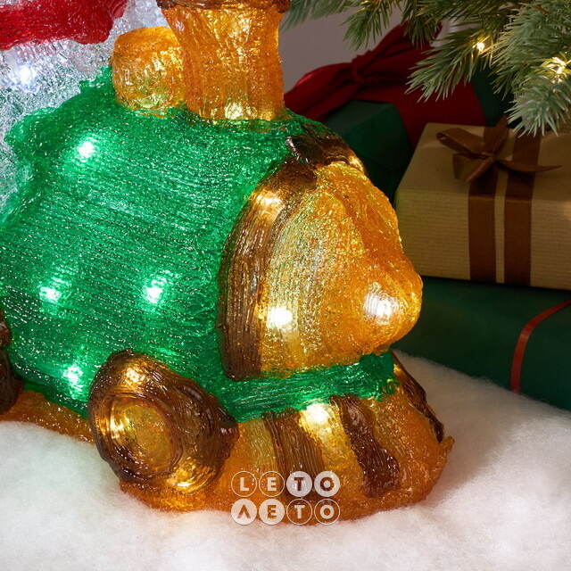 Светящаяся фигура Снеговик Ганс - Christmas Train 40 см, 50 LED ламп, IP44 Kaemingk