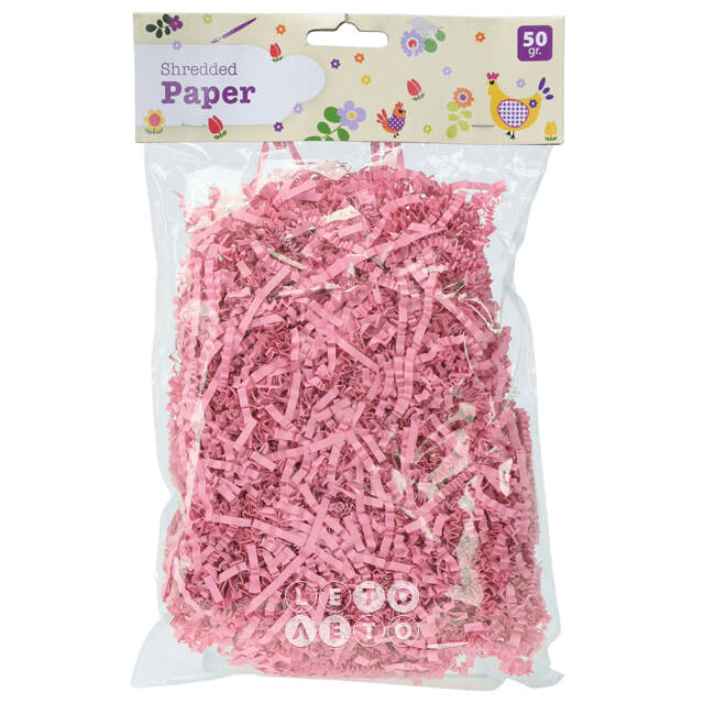 Декоративный наполнитель Папье розовый, 50 г Koopman