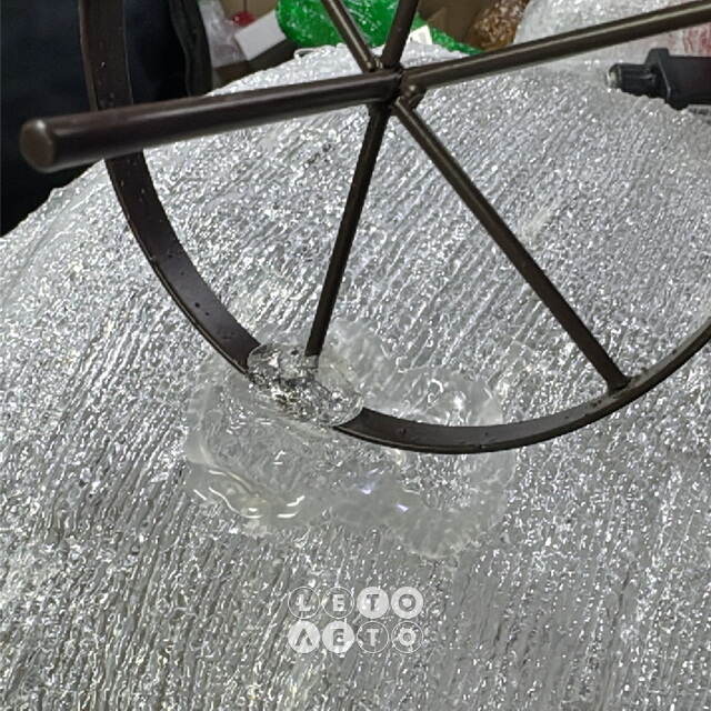 Светящаяся акриловая фигура Снеговик на лыжах 85 см, 200 LED ламп, IP44, уцененная Kaemingk