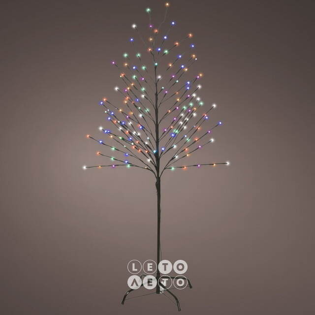 Светодиодное дерево Multi Light 150 см, 150 разноцветных RGB LED ламп, контроллер, IP44 Kaemingk