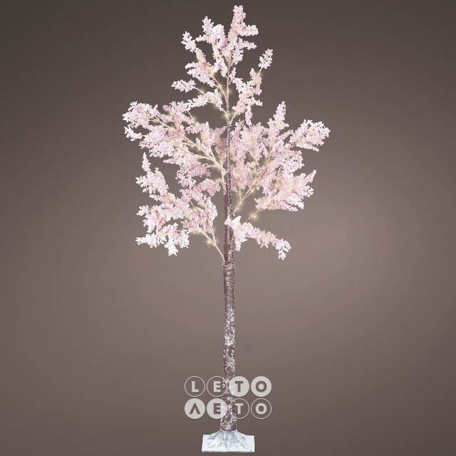 Светодиодное дерево Pink Cercis 180 см, 180 теплых белых микро LED ламп, IP44 Kaemingk