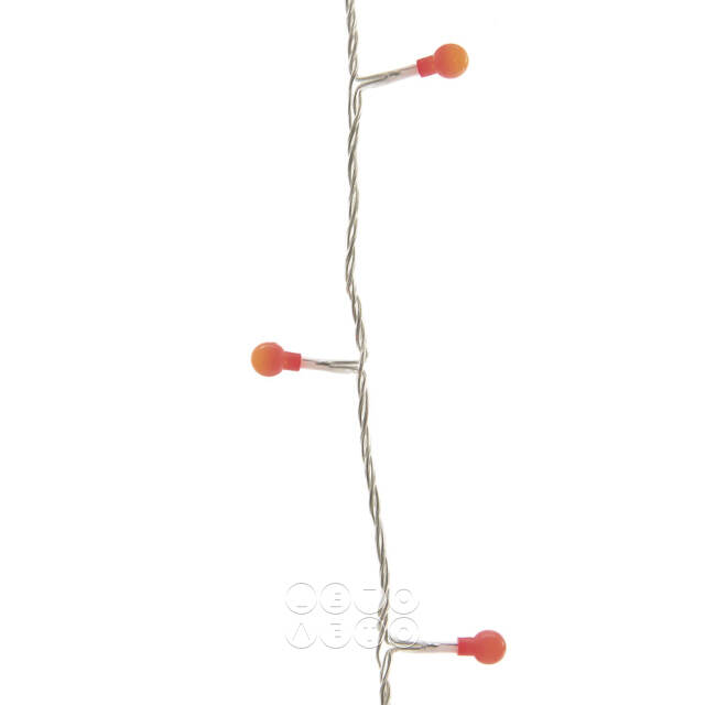 Светодиодная гирлянда Cherry Design 13.5 м, 180 красных LED ламп, прозрачный ПВХ, пульт управления, контроллер, IP44 Kaemingk