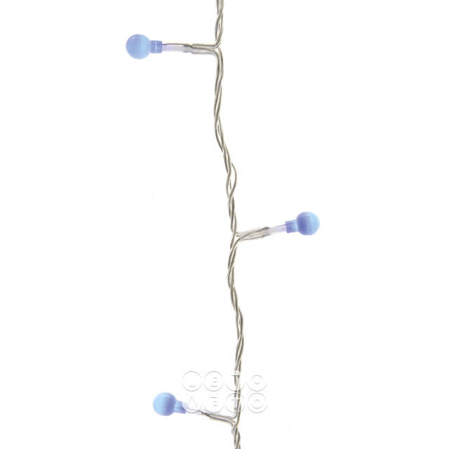 Светодиодная гирлянда Cherry Design 13.5 м, 180 синих LED ламп, прозрачный ПВХ, пульт управления, контроллер, IP44 Kaemingk