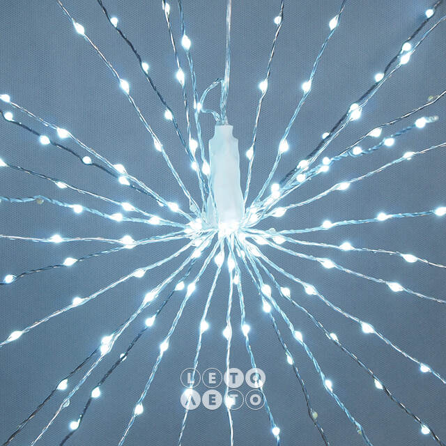 Светодиодное украшение Polar Star 75 см, 256 холодных белых Big&Bright LED ламп с мерцанием, IP44 Kaemingk